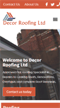 Mobile Screenshot of decorroofing.co.uk